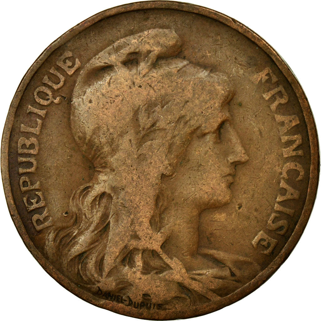 Coin, France, Dupuis, 10 Centimes, 1907, VF(20-25), Bronze, KM:843, Gadoury:277