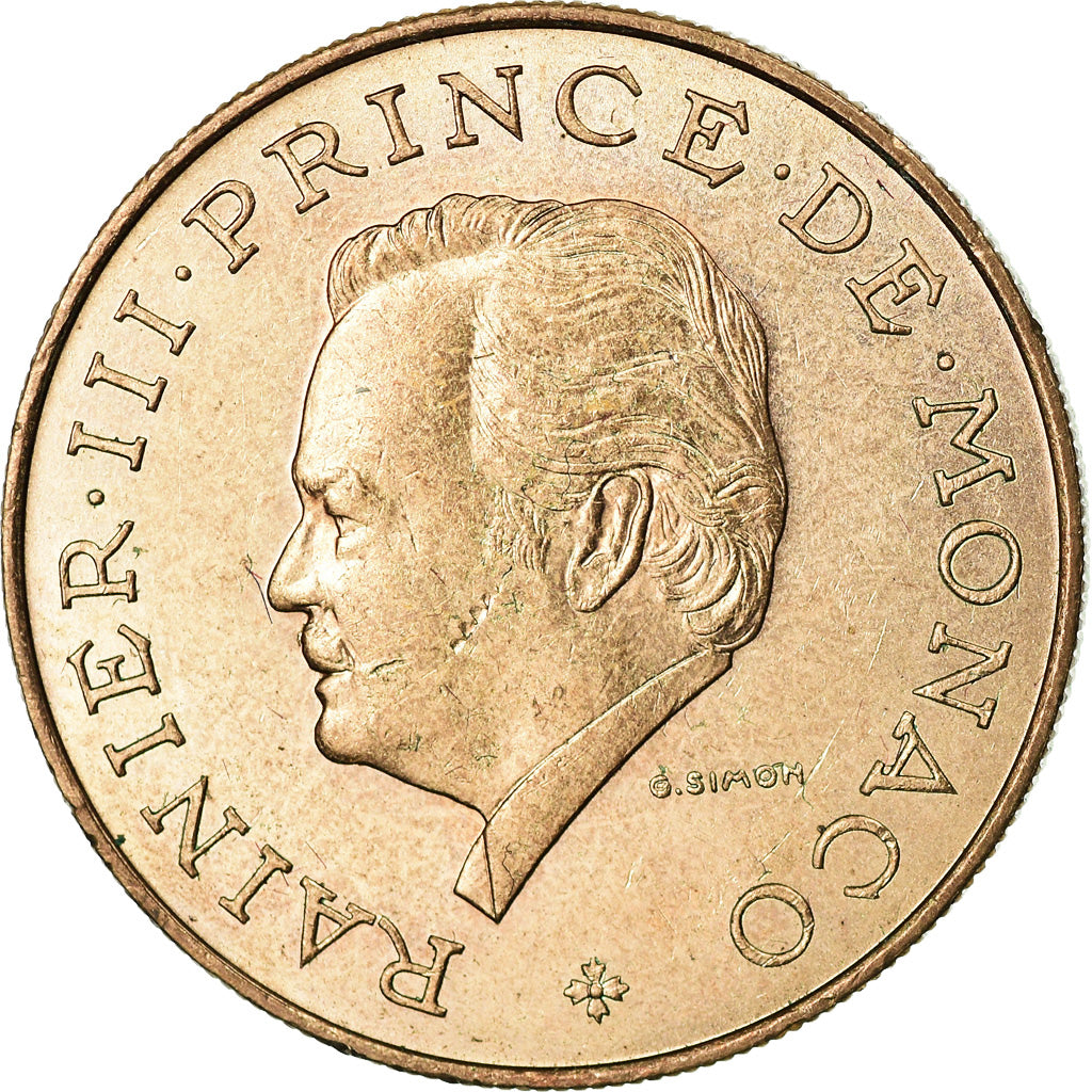 Moneta, Monaco, Rainier III, 10 Francs, 1977, SPL-, Rame-nichel-alluminio