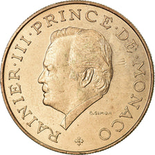 Monnaie, Monaco, Rainier III, 10 Francs, 1977, SUP, Copper-Nickel-Aluminum