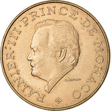 Coin, Monaco, Rainier III, 10 Francs, 1974, AU(55-58), Copper-Nickel-Aluminum