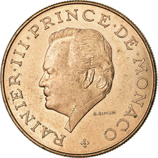 Coin, Monaco, Rainier III, 10 Francs, 1974, AU(55-58), Copper-Nickel-Aluminum