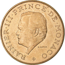 Coin, Monaco, Rainier III, 10 Francs, 1974, AU(55-58), Copper-Nickel-Aluminum