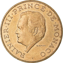 Coin, Monaco, Rainier III, 10 Francs, 1974, AU(55-58), Copper-Nickel-Aluminum