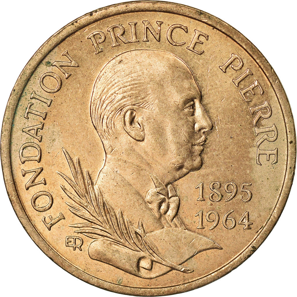 Coin, Monaco, Rainier III, 10 Francs, 1989, AU(55-58), Nickel-Aluminum-Bronze