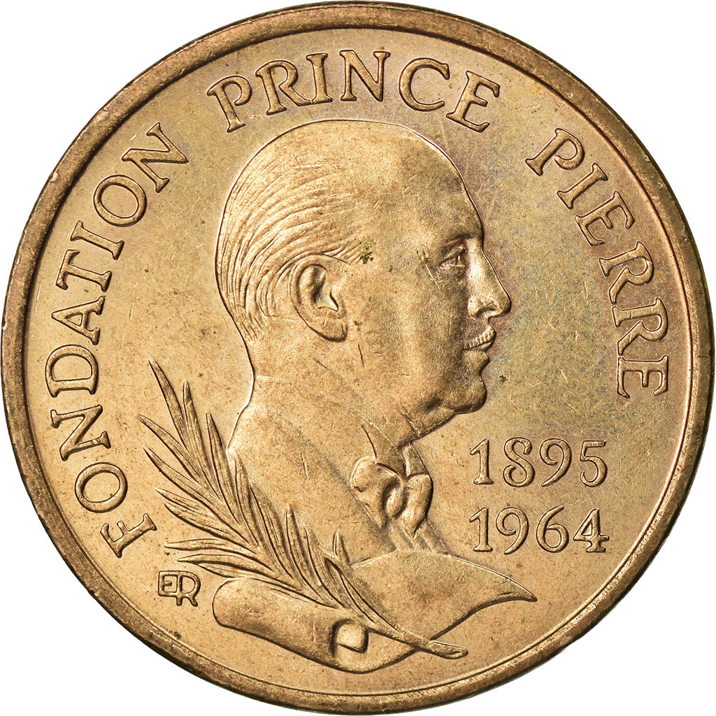 Coin, Monaco, Rainier III, 10 Francs, 1989, AU(55-58), Nickel-Aluminum-Bronze