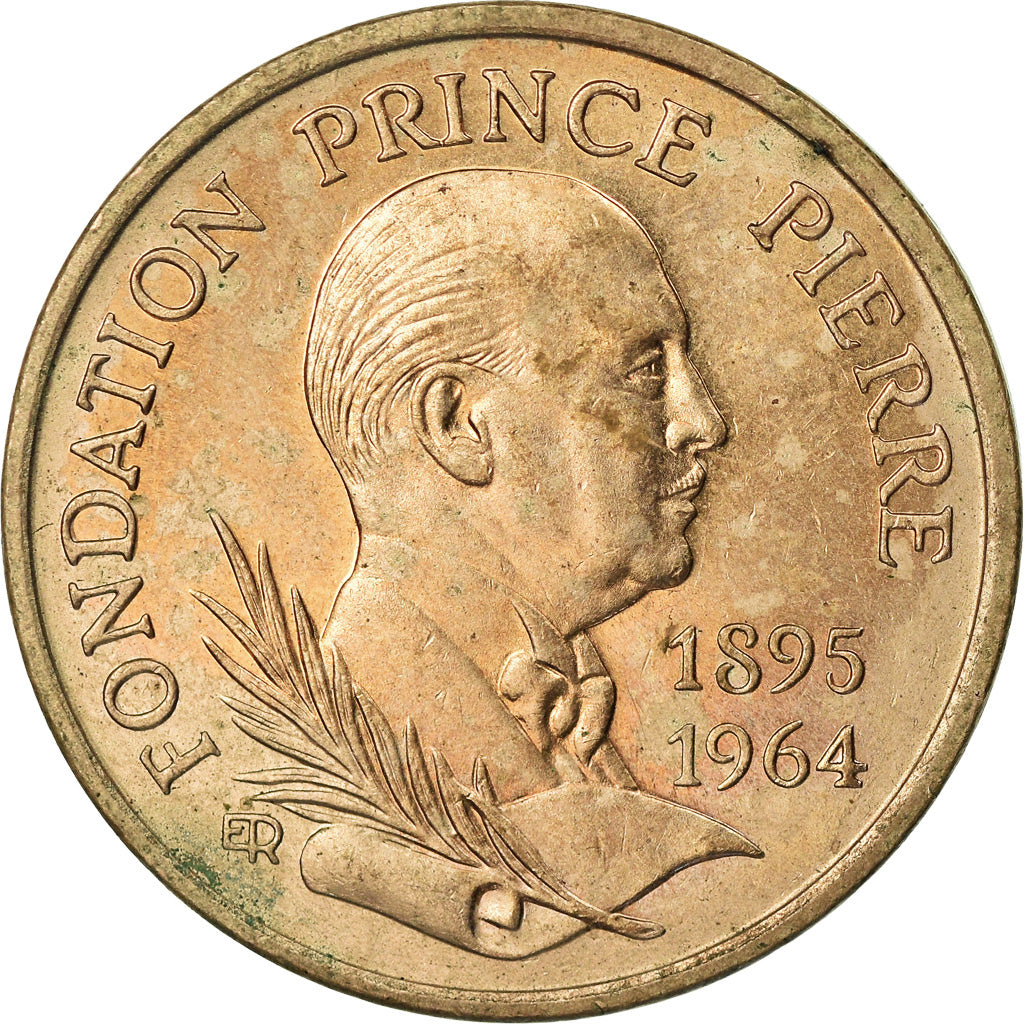 Coin, Monaco, Rainier III, 10 Francs, 1989, AU(55-58), Nickel-Aluminum-Bronze