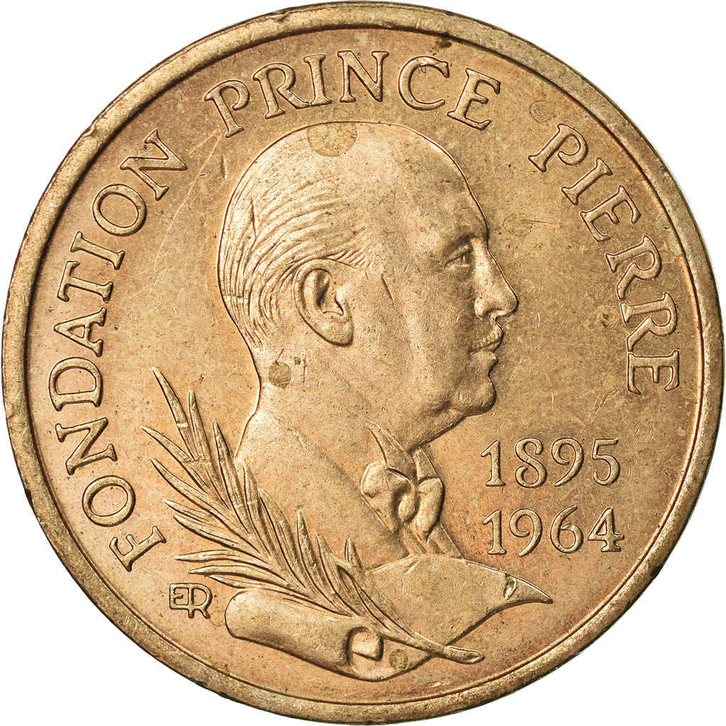 Coin, Monaco, Rainier III, 10 Francs, 1989, AU(55-58), Nickel-Aluminum-Bronze