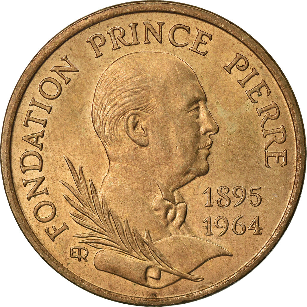 Coin, Monaco, Rainier III, 10 Francs, 1989, AU(55-58), Nickel-Aluminum-Bronze