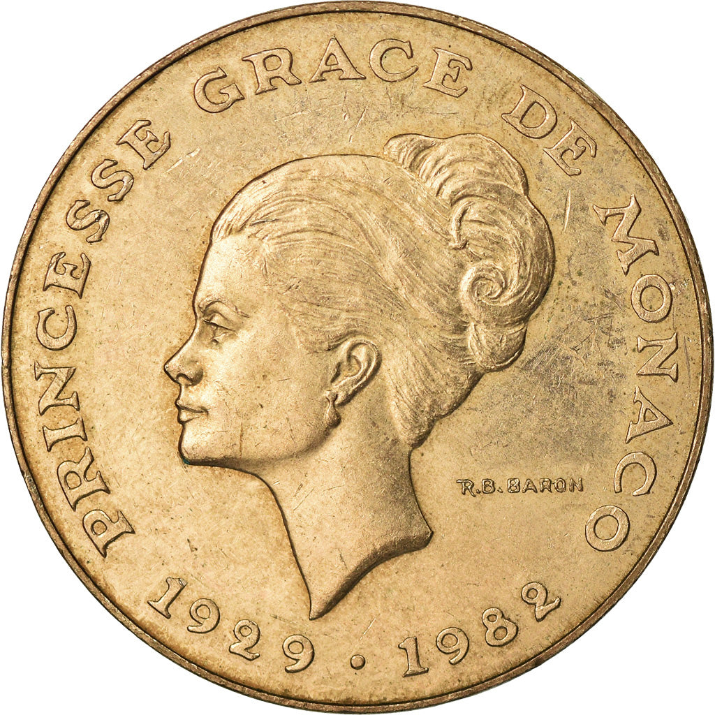 Moneta, Monaco, Rainier III, 10 Francs, 1982, SPL-, Rame-nichel-alluminio