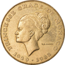 Coin, Monaco, Rainier III, 10 Francs, 1982, AU(55-58), Copper-Nickel-Aluminum
