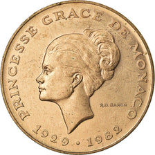 Coin, Monaco, Rainier III, 10 Francs, 1982, AU(55-58), Copper-Nickel-Aluminum