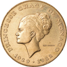 Coin, Monaco, Rainier III, 10 Francs, 1982, AU(55-58), Copper-Nickel-Aluminum