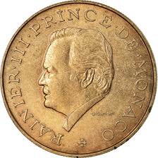 Münze, Monaco, Rainier III, 10 Francs, 1982, VZ, Copper-Nickel-Aluminum