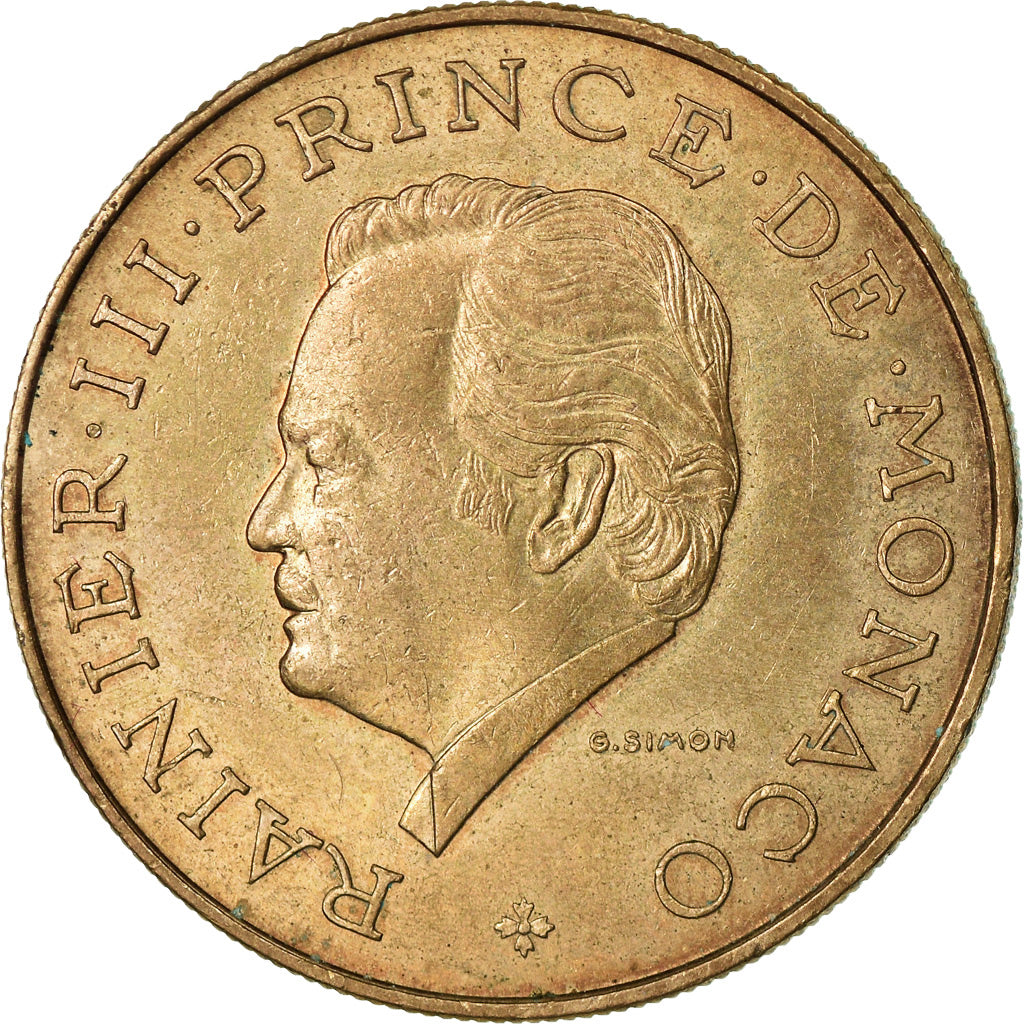 Monnaie, Monaco, Rainier III, 10 Francs, 1982, SUP, Copper-Nickel-Aluminum