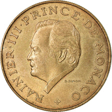 Monnaie, Monaco, Rainier III, 10 Francs, 1982, SUP, Copper-Nickel-Aluminum