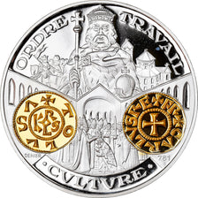 France, Medal, Histoire Monétaire, Denier Carolingien, MS(65-70), Silver