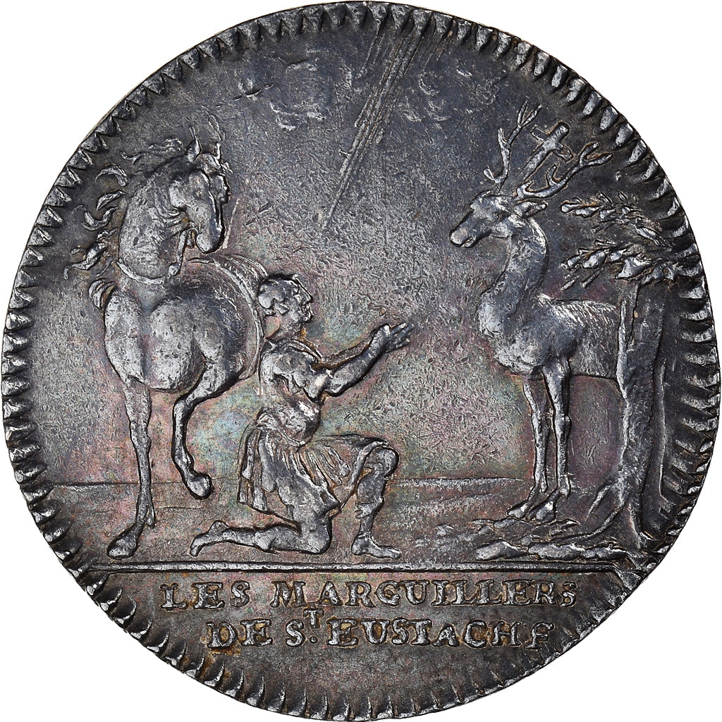 Francia, zeton, Eglise de Paris, Les Narguilliers de Saint-Eustache, History