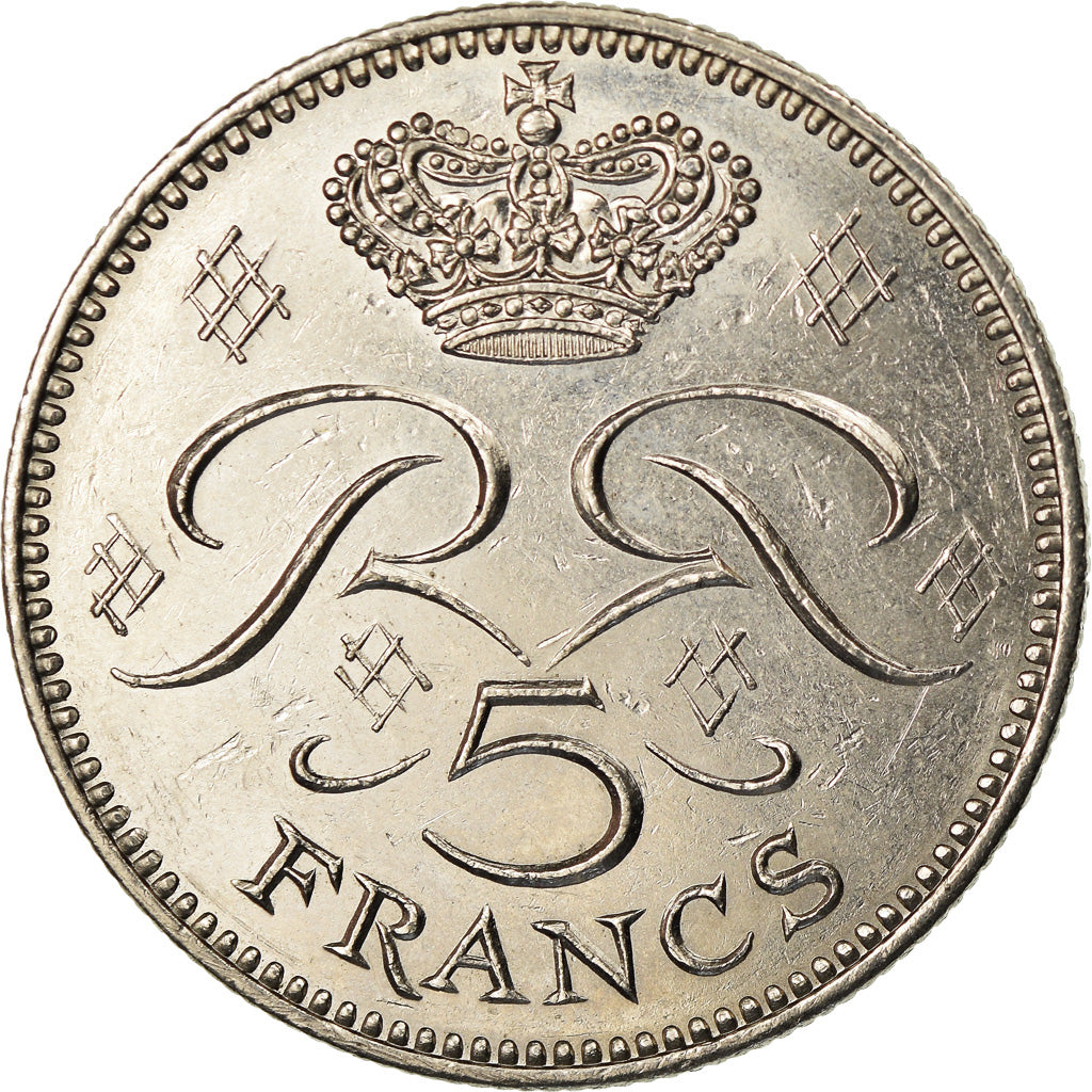 Coin, Monaco, Rainier III, 5 Francs, 1978, AU(55-58), Copper-nickel, KM:150