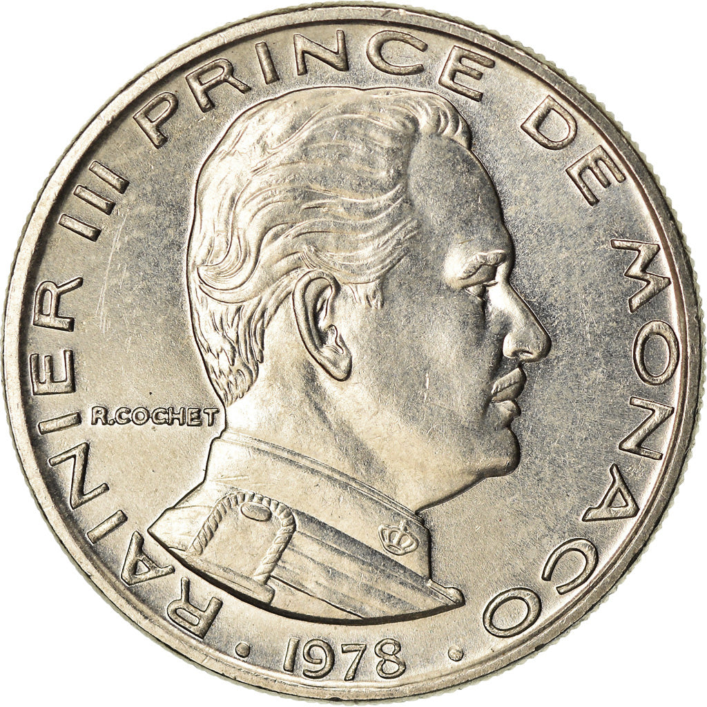Moneta, Monaco, Rainier III, Franc, 1978, SPL-, Nichel, KM:140, Gadoury:MC 150