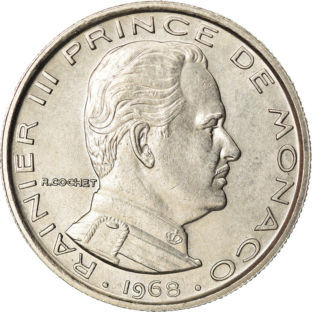 Monnaie, Monaco, Rainier III, Franc, 1968, SUP, Nickel, Gadoury:MC 150, KM:140