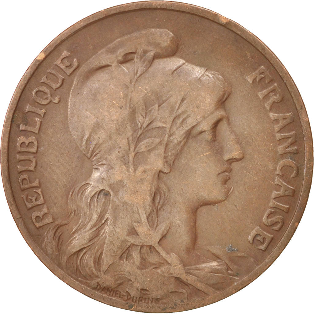 Coin, France, Dupuis, 10 Centimes, 1912, EF(40-45), Bronze, KM:843, Gadoury:277