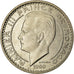 Coin, Monaco, Rainier III, 100 Francs, Cent, 1950, AU(55-58), Copper-nickel