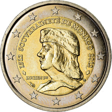 Monaco, 2 Euro, Lucien Ier de Monaco, 2012, MS(63), Bi-Metallic