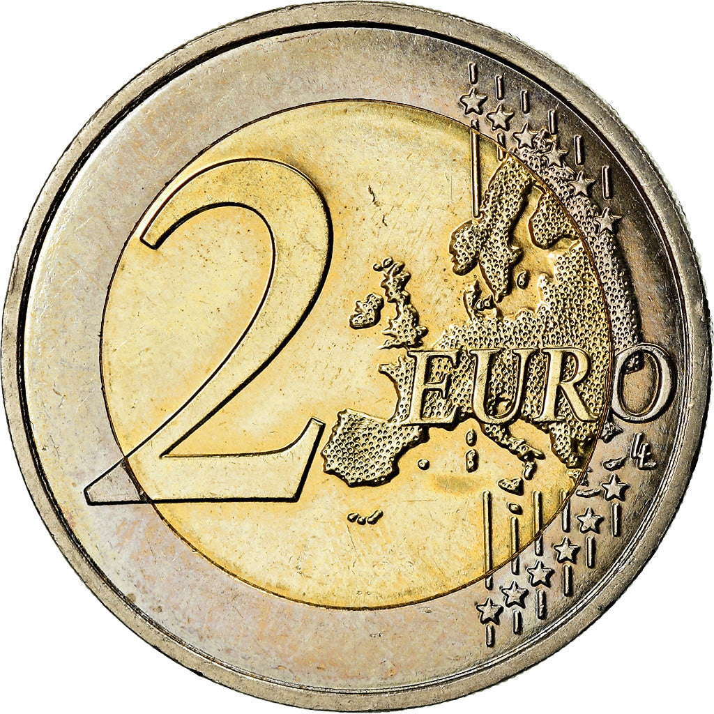 Monaco, 2 Euro, Lucien Ier de Monaco, 2012, MS(63), Bi-Metallic