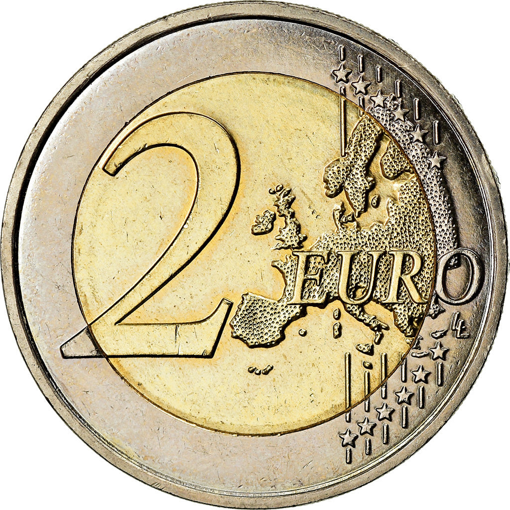 Monaco, 2 Euro, Lucien Ier de Monaco, 2012, MS(63), Bi-Metallic
