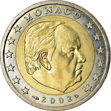 Monaco, 2 Euro, 2002, Paris, MS(63), Bimetaliczny, KM:174