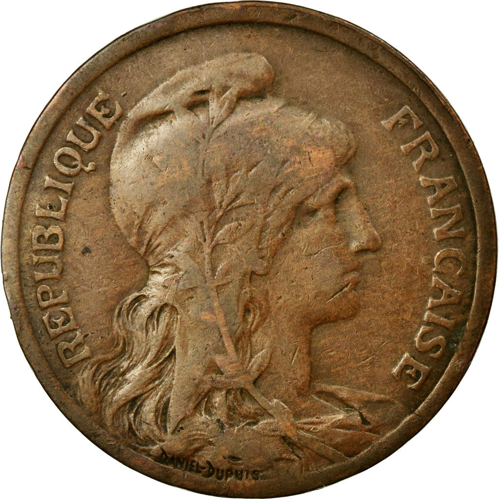 Coin, France, Dupuis, 10 Centimes, 1915, VF(30-35), Bronze, KM:843, Gadoury:277