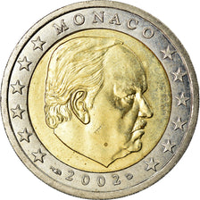 Monaco, 2 Euro, 2002, Paris, MS(63), Bimetaliczny, KM:174