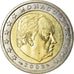 Monaco, 2 Euro, 2002, Paris, MS(63), Bimetaliczny, KM:174