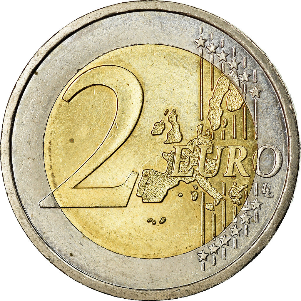 Monaco, 2 Euro, 2002, Paris, MS(63), Bimetaliczny, KM:174