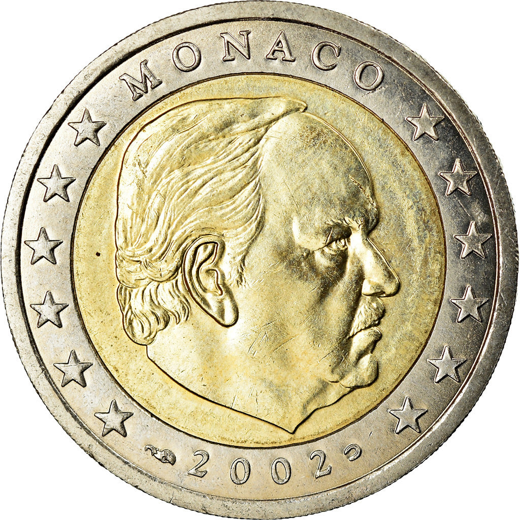 Monaco, 2 Euro, 2002, SPL, Bi-Metallic, KM:174