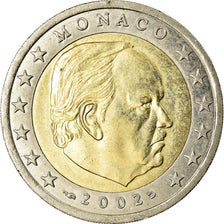 Monaco, 2 Euro, 2002, UNZ, Bi-Metallic, KM:174