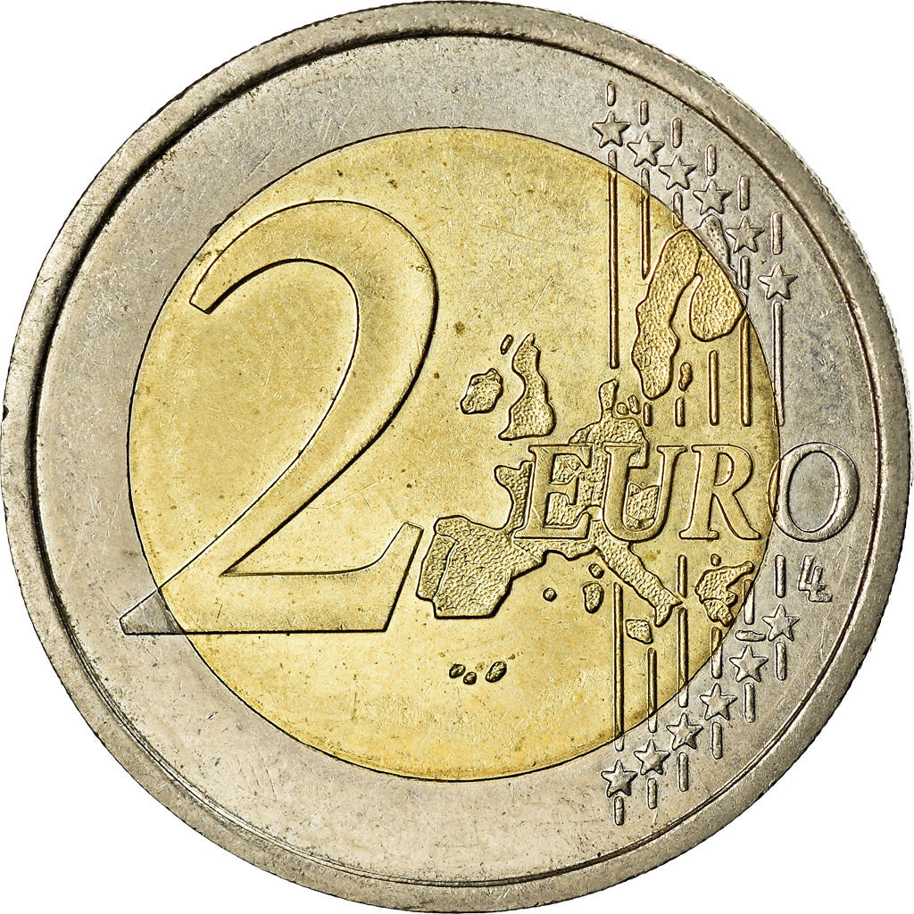 Monaco, 2 Euro, 2002, Paris, MS(63), Bimetaliczny, KM:174
