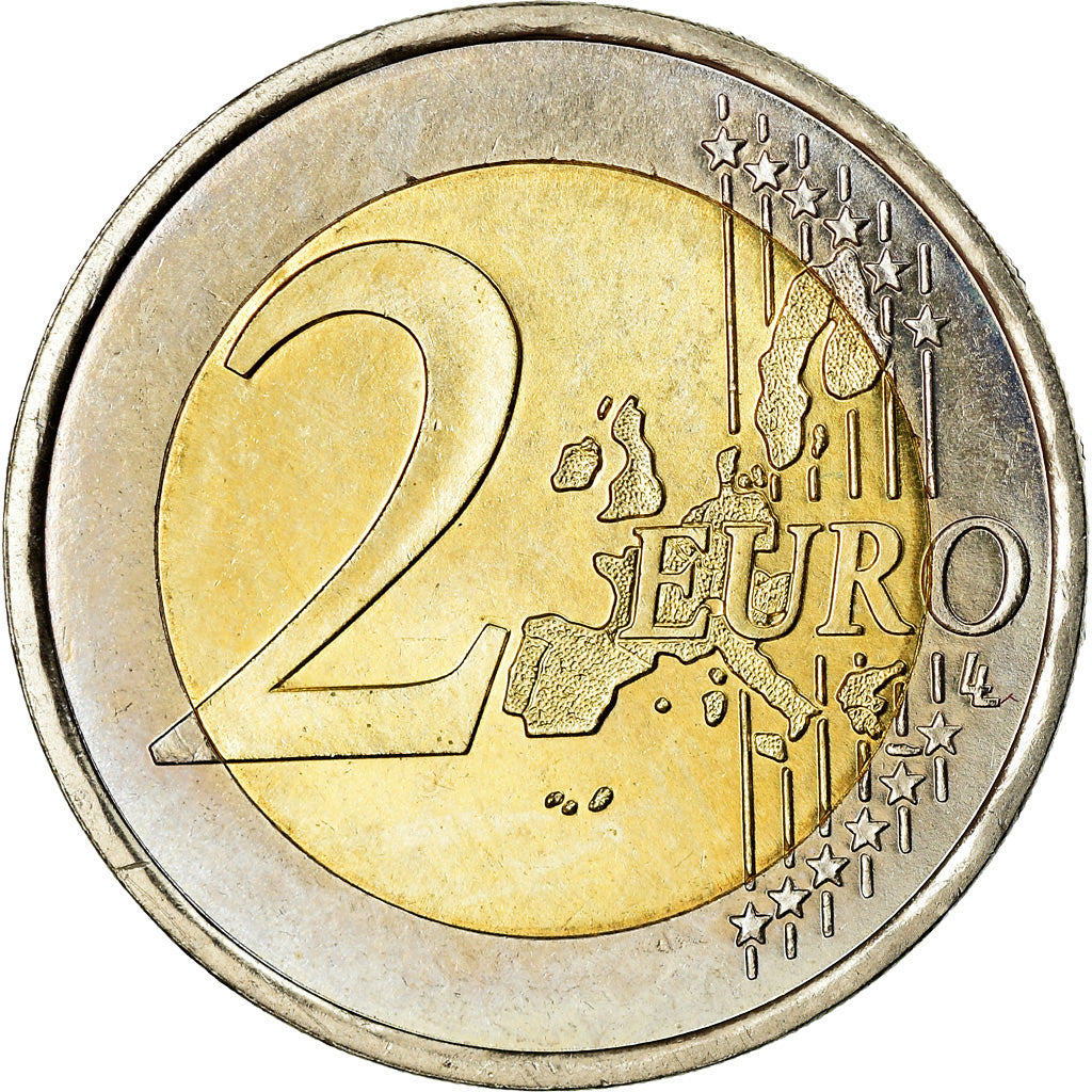 Monaco, 2 Euro, 2001, UNZ, Bi-Metallic, KM:186