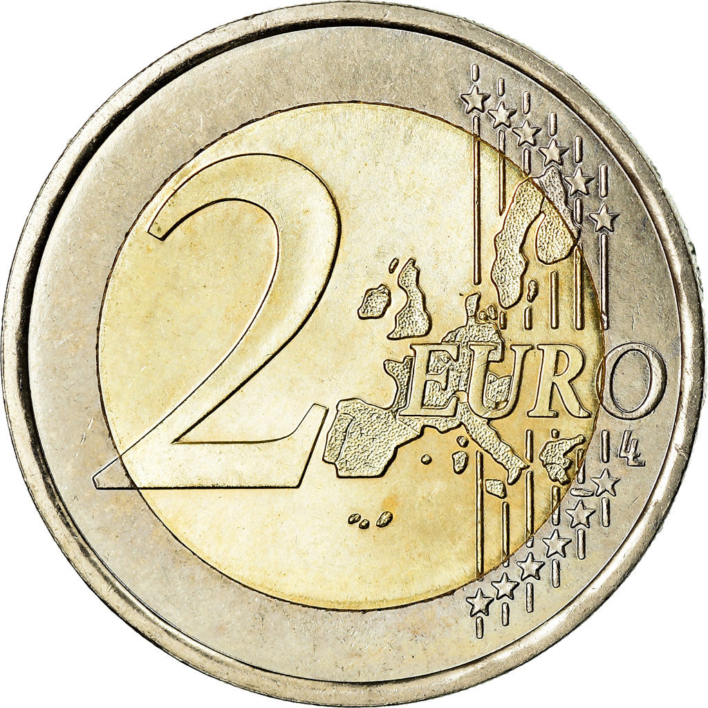 Monaco, 2 Euro, 2001, UNZ, Bi-Metallic, KM:186