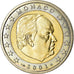 Monaco, 2 Euro, 2001, UNZ, Bi-Metallic, KM:186