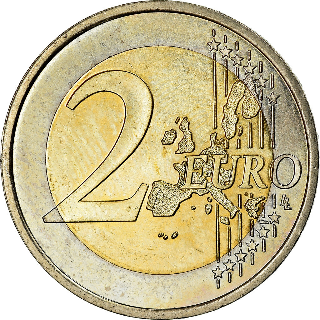 Monaco, 2 Euro, 2001, UNZ, Bi-Metallic, KM:186