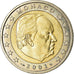 Monaco, 2 Euro, 2001, Paris, MS(63), Bimetaliczny, KM:186