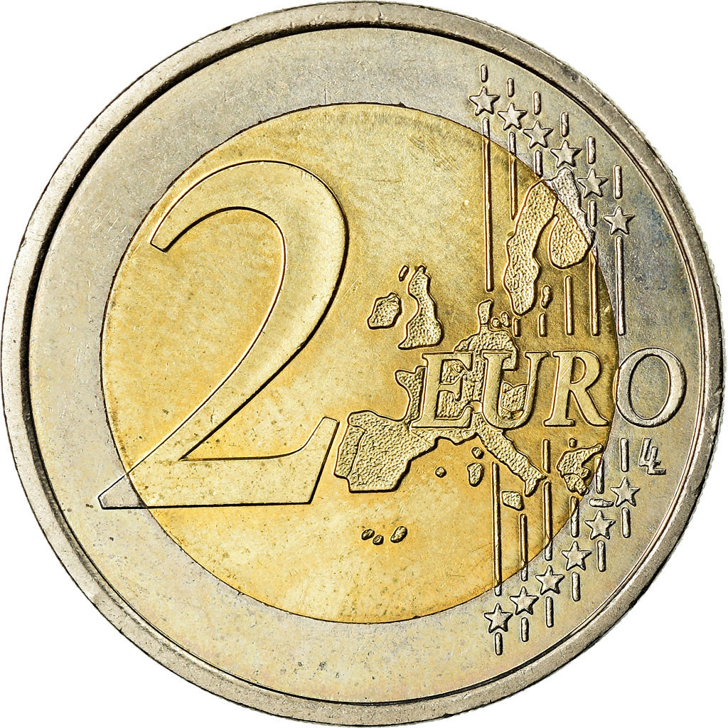 Monaco, 2 Euro, 2001, Paris, MS(63), Bimetaliczny, KM:186