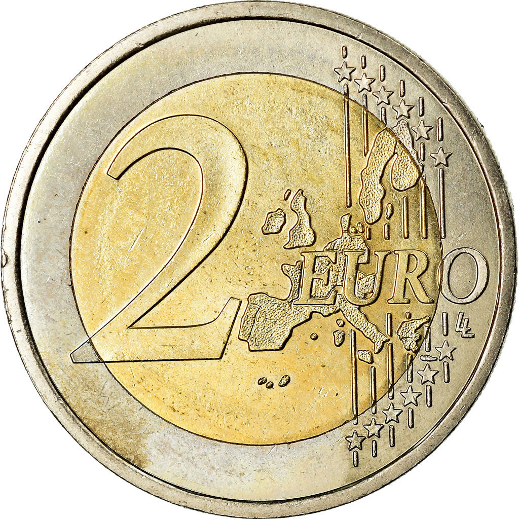 Monaco, 2 Euro, 2001, MS(63), Bi-Metallic, KM:186