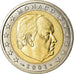 Monaco, 2 Euro, 2001, UNZ, Bi-Metallic, KM:186