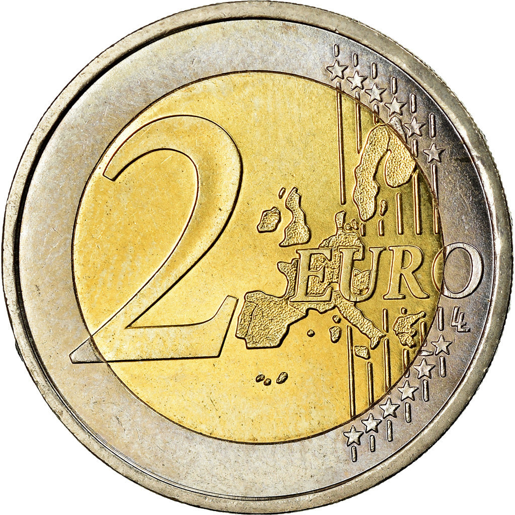 Monaco, 2 Euro, 2001, UNZ, Bi-Metallic, KM:186