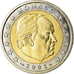Monaco, 2 Euro, 2001, Paris, MS(63), Bimetaliczny, KM:186