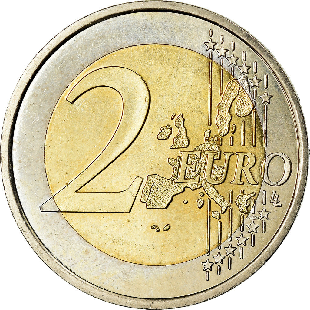 Monaco, 2 Euro, 2001, Paris, MS(63), Bimetaliczny, KM:186