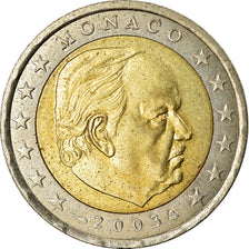 Monaco, 2 Euro, 2003, UNZ, Bi-Metallic, KM:174