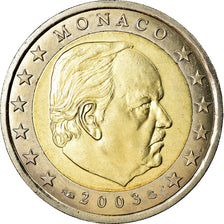 Monaco, 2 Euro, 2003, MS(63), Bi-Metallic, KM:174